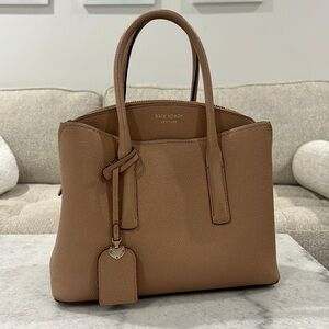 Nude tan brown Kate Spade purse satchel